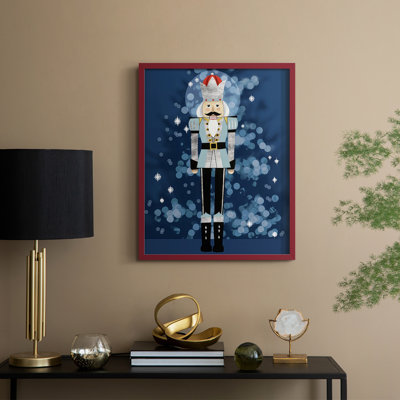«Disco Nutcracker II», reproduction encadrée - bois massif