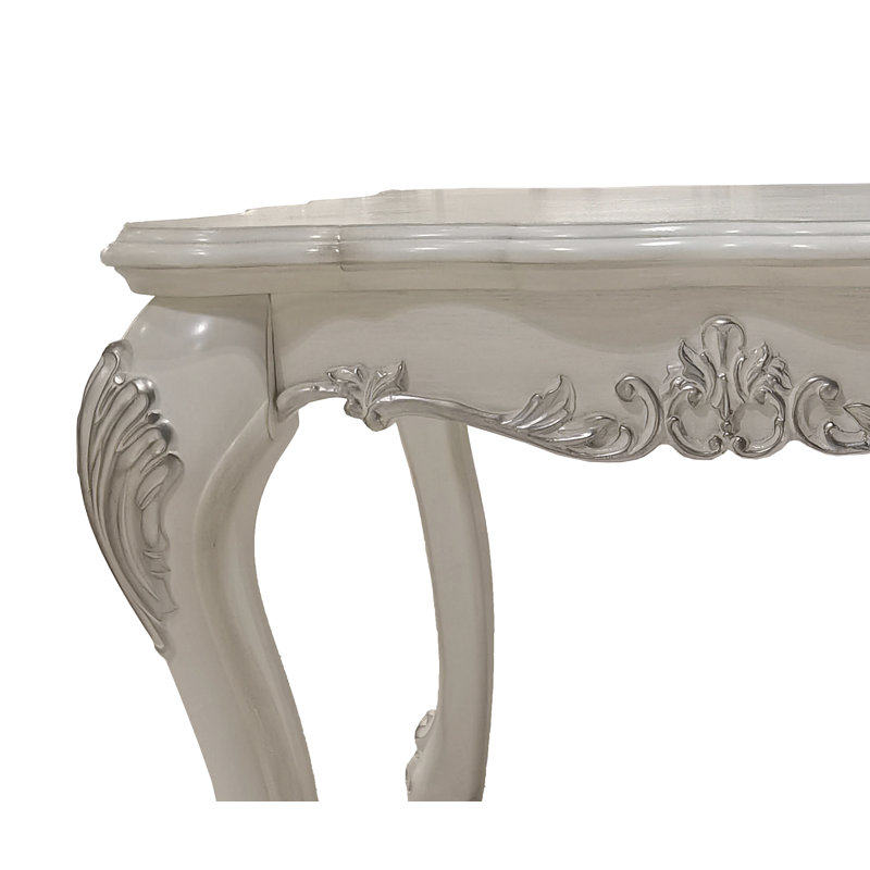Table de bout carrée en bois avec pieds à griffes Marliese