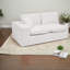 Grand canapé modulaire moderne avec repose-pieds et repose-pieds confortable