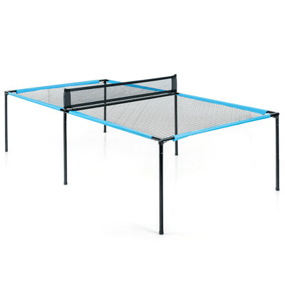 Gymax Foldable Table Tennis Table (Paddles Included)