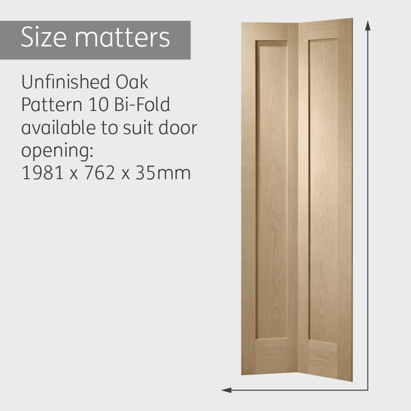 Internal Oak Pattern 10 Bi-Fold