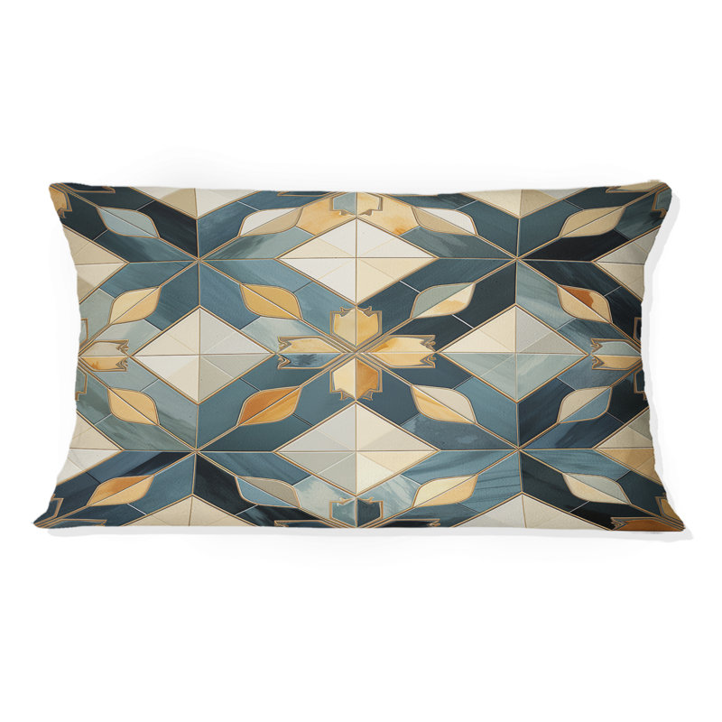 Housse de coussin rectangulaire en polyester 