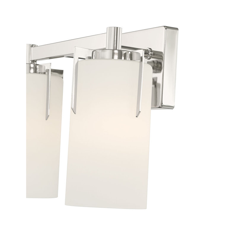 Meuble-lavabo 2 lumières Alylah, Nickel, Deux lumières, H 9,5 po x l 13,25 po x P 7 po