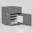 Digiorgio Nightstand With Safe Box And Led Lights And Wireless Charge And Bluetooth Speaker-374673405