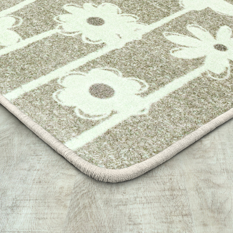 Tapis Big Blooms par Joy Carpets, Rectangle 3 pi 10 po x 5 pi 4 po