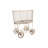 Metal Rolling Laundry Cart with Rack-599348548