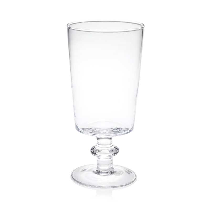 Palmilla Mouth Blown Glass Hurricane, 10.75" H x 5.25" W x 5.25" D