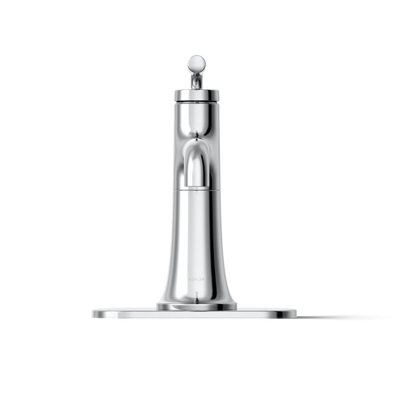 Tone Single-Handle Bathroom Sink Faucet, Silver/Black, 1.2