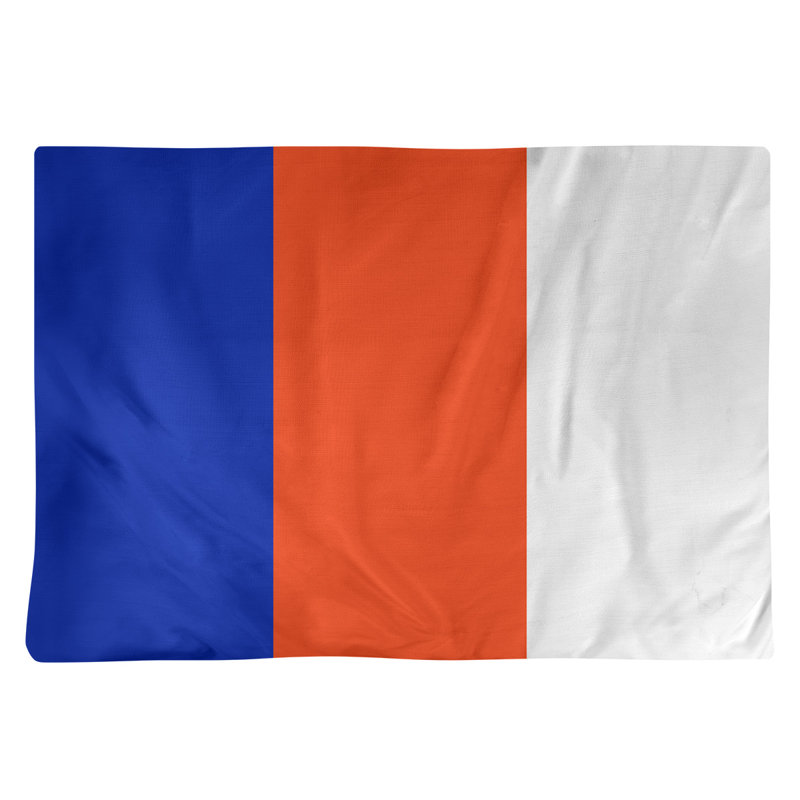 Récapitulatif de 18 po Florida, Bleu / milieu orange, Polyester sergé