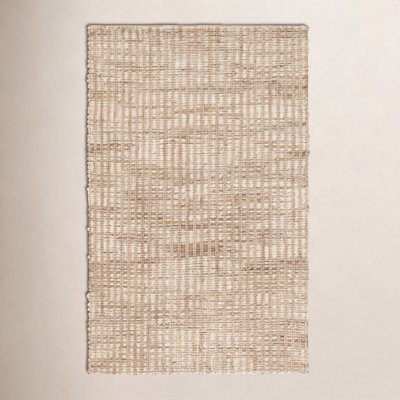 Ellport Hand-Loomed Striped Jute Rug