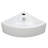Elanti 12.25'' White Porcelain Specialty Bathroom Sink with Overflow