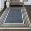 Tapis d'intérieur / extérieur crème / bleu marine Vandervliet-1353320979