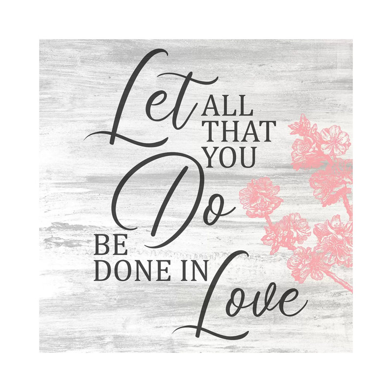 Be Done In Love Square by Kimberly Allen - Wrapped Canvas Print, 30.48cm H x 30.48cm W x 1.905cm D