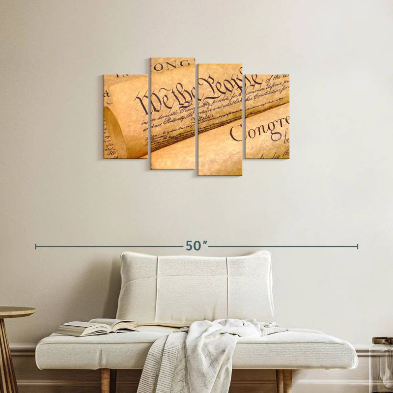 Keiri Declaration Of Independence Documents, 22" H x 36" W