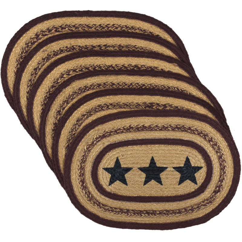 Potomac 100% Cotton Geometric Oval Placemat