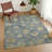 Machine Washable Indoor/Outdoor Chantille ACN2305 Global Rug-1939860026