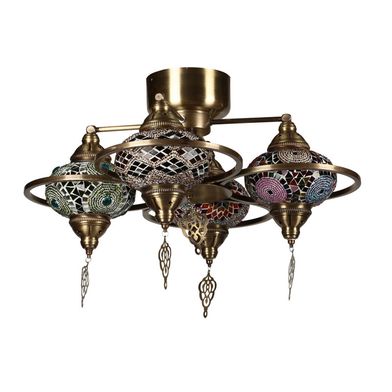 Lanark 4 - Light Gold Unique/Statement Pendant