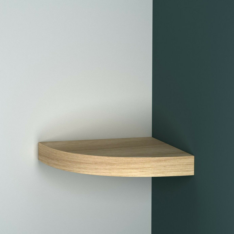 Lasher Corner Shelf, Oak