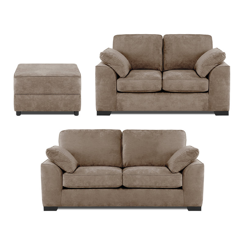 Strathern 3 - Piece Living Room Set, Nutmeg
