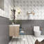 Ensemble de meuble-lavabo simple 35,5 po avec plateau en acrylique Emert-1091767241
