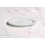Plat ovale en porcelaine, blanc, 10,7 x 7 po