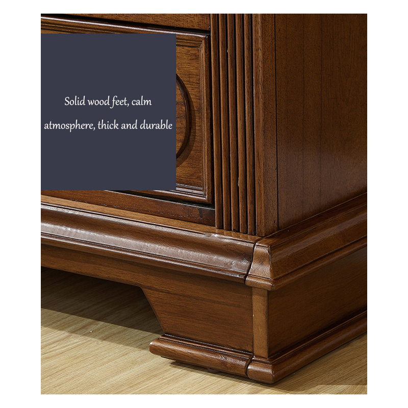 Bibliothèque en bois d'hévéa