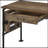 Weathered Oak & Black Finish Writing Desk