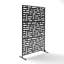 Ensemble de paravents en plastique noir Screen Series