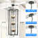 12 - Light Dimmable Lantern Geometric Chandelier