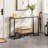 Aileny 42'' Glass Top Console Table-678985732