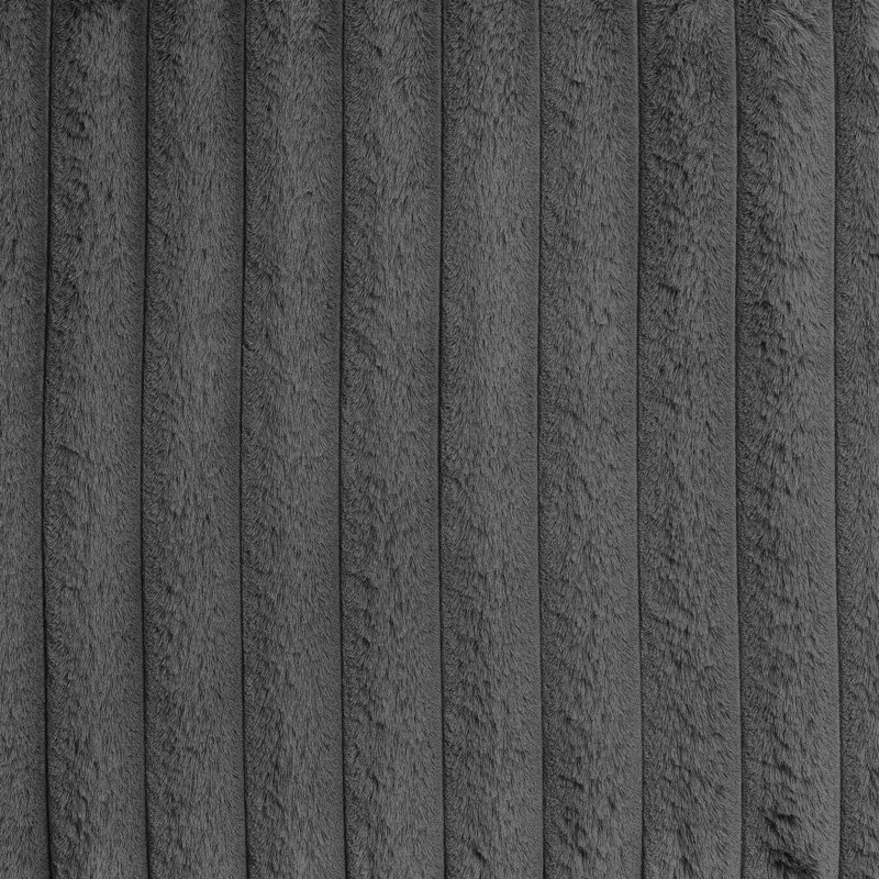 Canapé modulaire en velours côtelé, Gris foncé