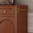Red Brown Solid Wood Shoe Storage Bench