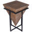 Gulnaria Wood & Metal Side Table