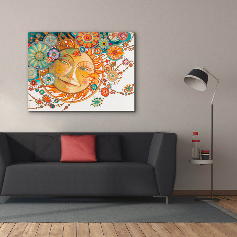 «The Blissful Alignment» par David Galchutt, art mural sur toile, 54 po x 40 po, H 40 po x l 54 po x P 1,5 po