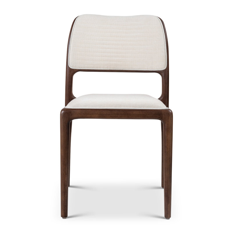 Chaise d'appoint moderne de jardin brésilien, Noyer