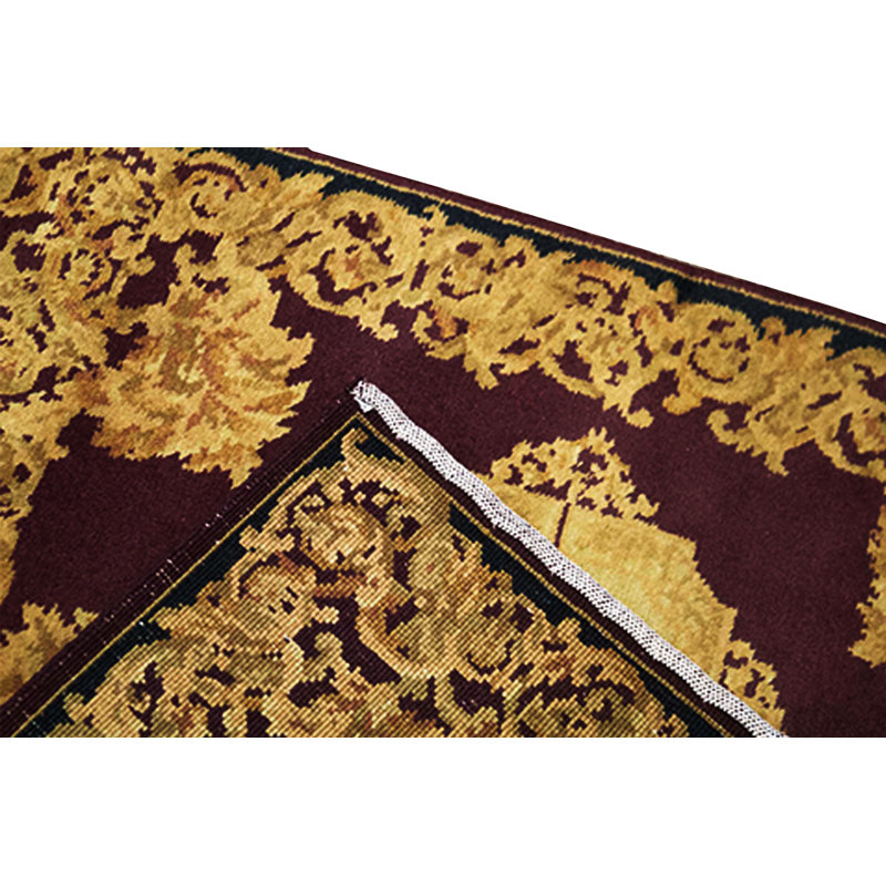 Hand-Knotted High-Quality Plum Area Rug