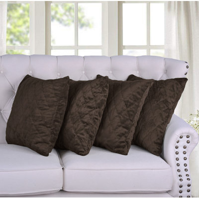Micro Mink Throw Pillow Covers