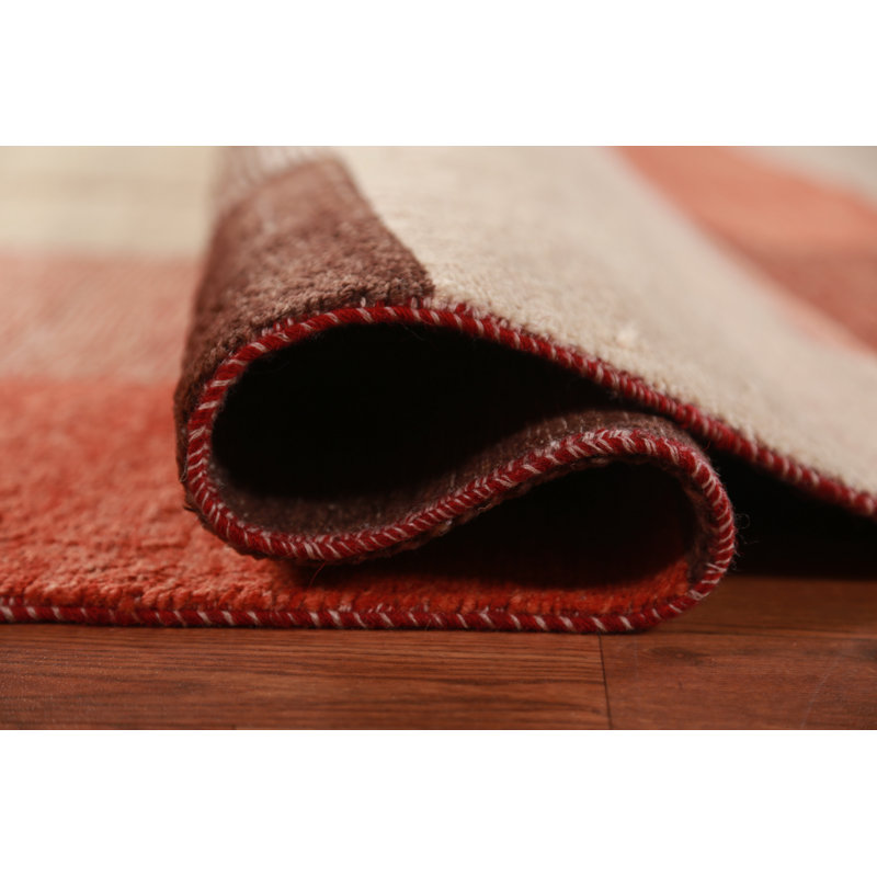 Modern Wool Gabbeh Kashkoli Vegetable Dye Square Rug 11x11