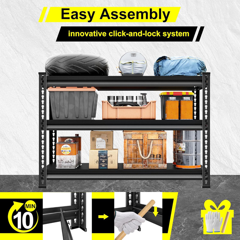 Tablettes de garage robustes