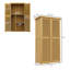 Armoire de rangement d'extérieur en bois 5 pi x 3 pi Outsunny
