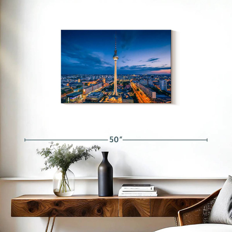 Rorry Alexanderplatz TV Tower, 20" H x 30" W