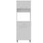 Santa Maria 1-Drawer 1-Shelf Area Pantry With Adjustable Metal Legs White