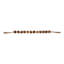 Sagebrook Home 40" Swirled 2" Resin Beaded Garland, Green-1208604125