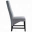 Ensemble de 2 chaises d'appoint en velours côtelé gris Kini