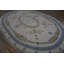 Oval Shape Antique Late 19th Century Room Size French Aubusson Carpet