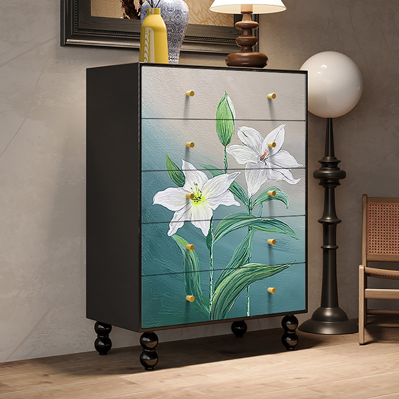 Armoire de rangement à tiroirs rétro
