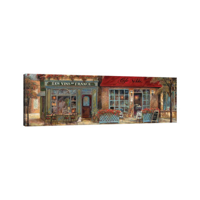 L'Ambiance I by Ruane Manning - Panoramic Gallery-Wrapped Canvas Giclée on Canvas