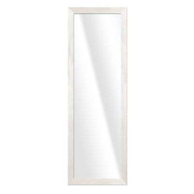 Jarel Wood Flat Wall Mirror
