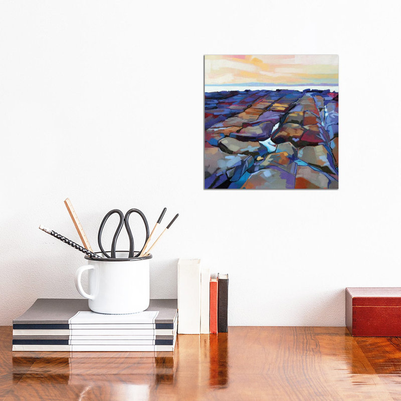 Rocks At Pampa V - Wrapped Canvas Painting, 30.48 cm H x 30.48 cm W