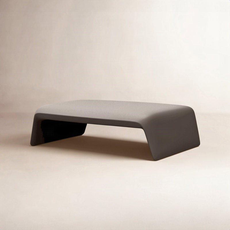 Blow Plastic/Resin Coffee Table, Tortora